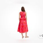 Kate Spade NWT  Target Rose Peplum Pink Red  Lined Midi Dress W/ Pockets NY Sz 17 Photo 1