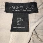 Rachel Zoe Women’s Cream Wide Leg Lightweight Cropped Trouser Pull-On Pants Photo 8