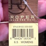 Roper Black Pointed Toe Mules Faux Suede Clog Size 6.5 New NWT Photo 6