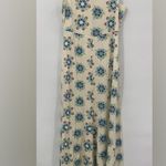Paco Rabanne v neck floral print maxi with pearl snaps down the front size 34 Photo 3