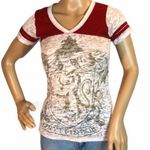 Harry Potter  Graphic Tee Gryffindor Lion Shield XS Photo 0