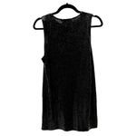 ZARA Black Sequin Sleeveless Vest V Neck Button Down Dress Sz XS Photo 2