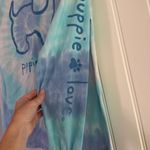 Puppie Love Blue Tie-dye  long sleeve shirt  Photo 2