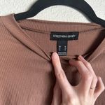 Streetwear Society  Chocolate Brown Crop Top Photo 2