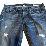 Rag and Bone  Denim Dre Distressed Jeans Pants Dark Colvin Wash Size 28 Women's Photo 2