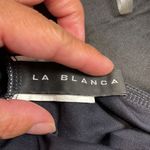 La Blanca Women's  Halter Bandeau Sweetheart Black Swimsuit Size 12 EUC #2231 Photo 6