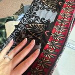 Vintage Velvet‎ Whimsigoth Red & Black Infinity Scarf Photo 7