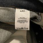 A.P.C. X Kid Cudi Collaboration Raw Selvedge Jeans Dream On Embroidered Size 24 Photo 5