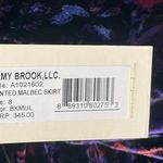 Ramy Brook Printed Velour Malbec Miniskirt Photo 7