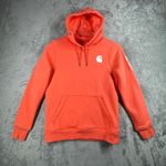 Carhartt Relaxed Fit Hoodie Womens Small Coral Pullover Streetwear Workwear Y2K Photo 1