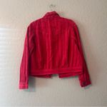 CAbi  Womens XS Pink Corduroy Slightly Cropped Jacket Cheeky Topper #106 Photo 8