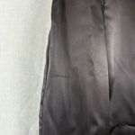 Vintage Black Satin Puff Sleeve Prom Dress With Bow Size 10 Photo 5
