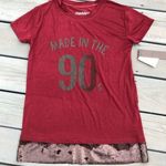 [madden nyc] XS NWT Made in The 90s tee shirt Black Photo 0