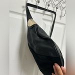 b. makowsky Black Suede and Leather Hobo Bag Photo 4
