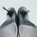 Alexander McQueen Black & Gold Studded Pointed Toe stiletto Pumps IT 39 Photo 6