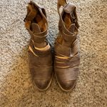 Charlotte Russe  Taupe Strappy Ankle Booties Photo 0