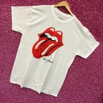 The Rolling Stones White Hot Lips Tshirt size Large Photo 2
