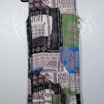 Jams World Multi Pattern Ruffle Hem Tank Dress Size Medium Photo 6