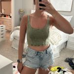 Boutique  Green Tank Top Photo 2