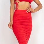 NEW "Be Mine" Sexy Red Cut Photo 5