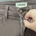 L'Agence Margot High Rise Skinny Jeans In Pine Bark Brown Cropped Womens Size 25 Photo 8