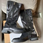 Enzo Angiolini Black Leather Women's Boots Photo 8