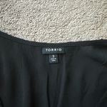 Torrid  Peplum Chiffon Clip Floral Blouson Sleeve Top SIZE 3 Photo 6