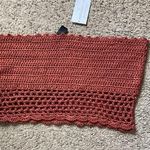 Windsor  orange off the shoulder crotchet crop top NWT size medium Photo 0