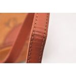 MCM  Brown Clutch with Logo Pattern and Wrist Strap Photo 6