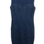 Krass&co London Dress Glenda Lace Sheath Dress Navy Photo 1