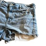 American Eagle  Outfitters AEO High Rise Shortie Denim Shorts Photo 3