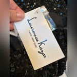 Laurence Kazar Vintage  80’s 90’s Black & Silver Sequin Pencil Skirt Size S NWT Photo 13