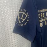 Bella Canvas Nine Line Liberty Tyranny Graphic Tee Small Navy USA Flag Photo 4