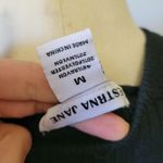 Estrna Jane black fringed sweater size medium Photo 5