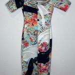 Clover Canyon Spilled Milk Off the Shoulder Bodycon Dress in Multi Size XS NWT Photo 5