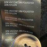 Anthropologie  Black Mock Neck Button Shoulder Sweater Size L Photo 5