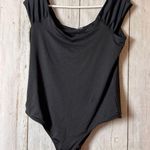 SO  Women's Black Sleeveless Snap Closure  Bodysuit Sz L Photo 0