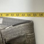 Paige  Jeans Womens 27 Gray Gold Verdugo Ultra Skinny Metallic Low Rise Coated Photo 6