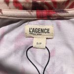 L'Agence  Ressi Tan Multi Ganado Print Crew Neck Tee Shirt Petite Small NWT Photo 7