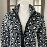 Rachel Zoe NWT  Front Zip Knit Jacket, Sweater Cardigan in Grey Black Size S $195 Photo 3