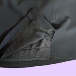 Vintage 90s Black Mini Pencil Skirt With Thigh Slit 🔥 Size undefined Photo 2