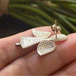 Sterling Silver Southern 2-tone Angel Earrings Photo 12