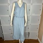 Splendid  Cropped Chambray Jumpsuit Size Medium Photo 7