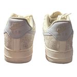 Nike NEW AIR FORCE 1 '07 SE JACQUARD GOLD FLORAL EMBROIDERY WOMANS SIZE 5 Photo 4