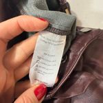 Ronny Kobo Faux Leather Wide Leg Pants Size 4 Photo 3