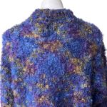 EXPRESS  C. Internationale Hand-Knitted Mohair Sweater, Sz L Photo 7