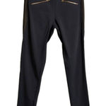 ADAY Throw It Higher Leggings Navy Black Zip Pockets High Waist Athleisure S Photo 0