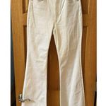 Rag and Bone  Casey High Rise Ankle Flare Jeans in White Sz 30 (New) Photo 3