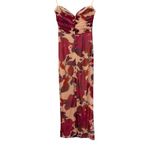 Selfie Leslie NWT Lahita Strapless Midi Dress Floral Plum Size S Small Photo 4