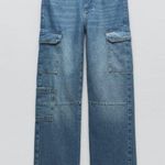 ZARA  High Waist Cargo Jean Photo 7